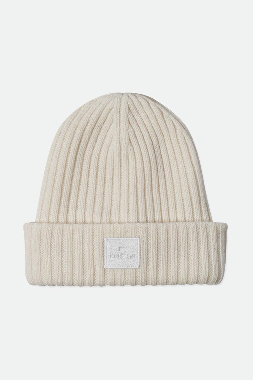 Brixton Alpha Square Merino Wool Men's Beanie White | 148FULYDK