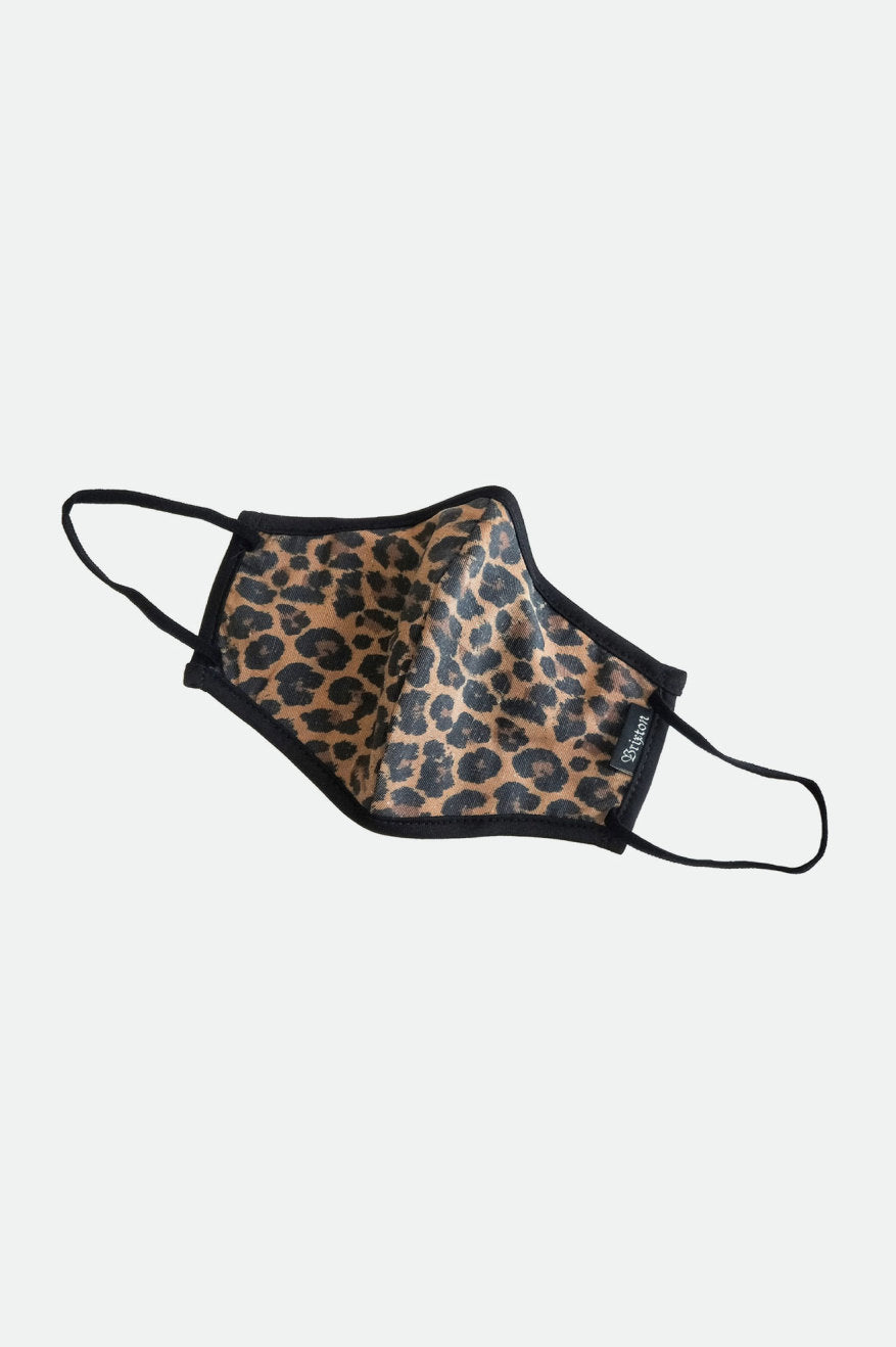 Brixton Antimicrobial 4-Way Stretch Unisex Face Masks Leopard | 275VEPXIN