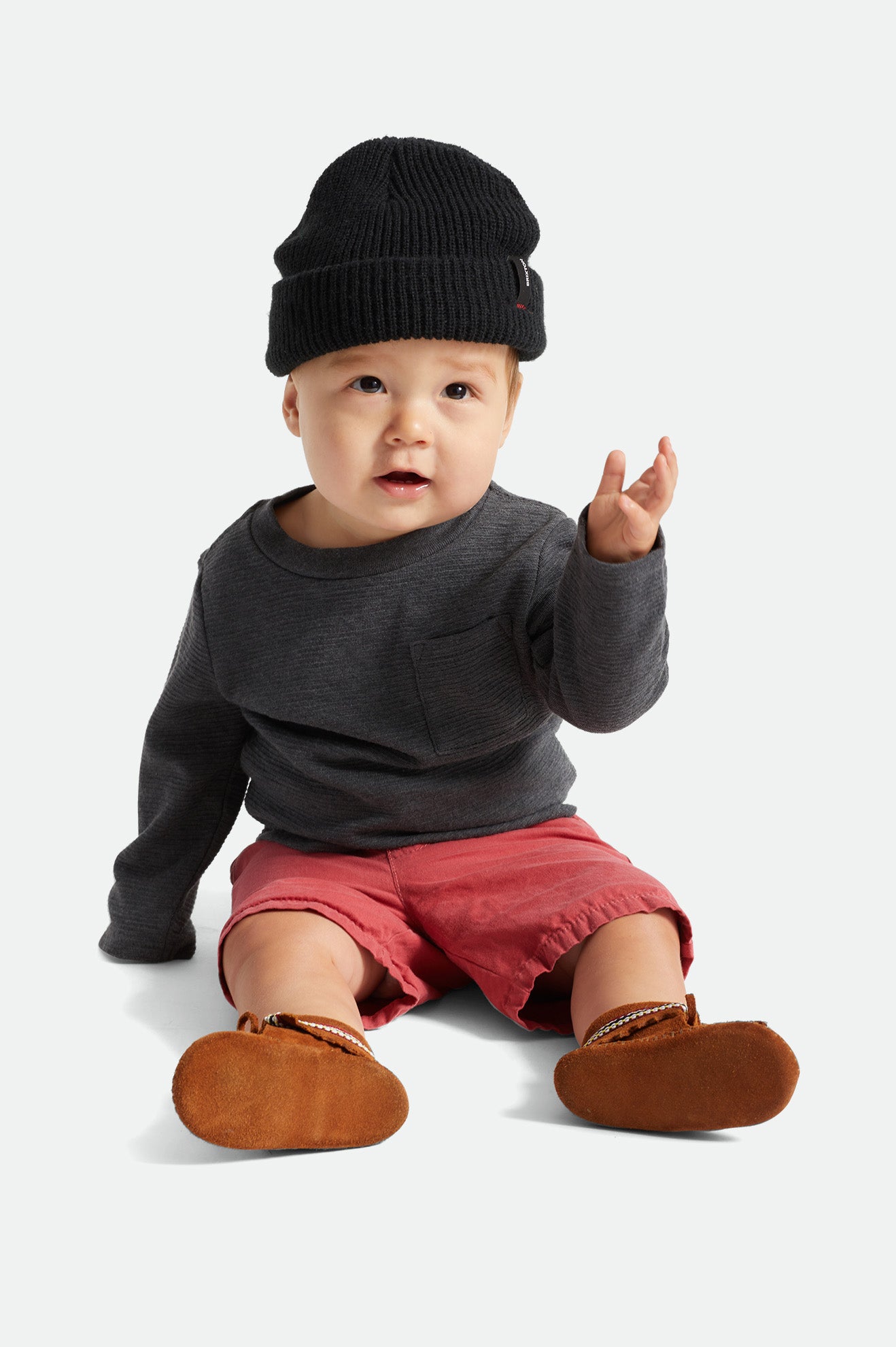 Brixton Baby Heist Men's Beanie Black | 092CDLRTE