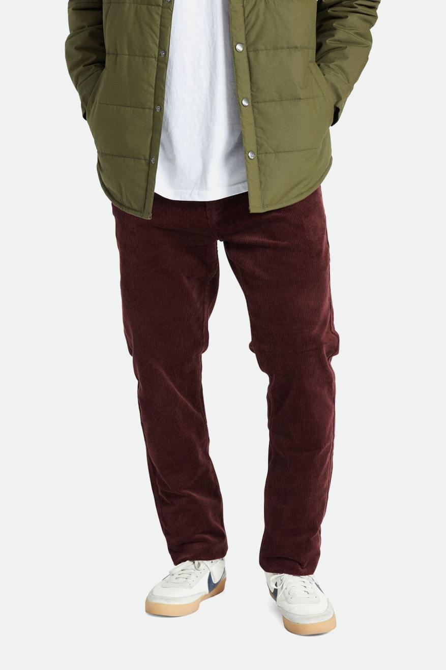 Brixton Choice Chino Regular Men's Pants Red | 106JZRLFS