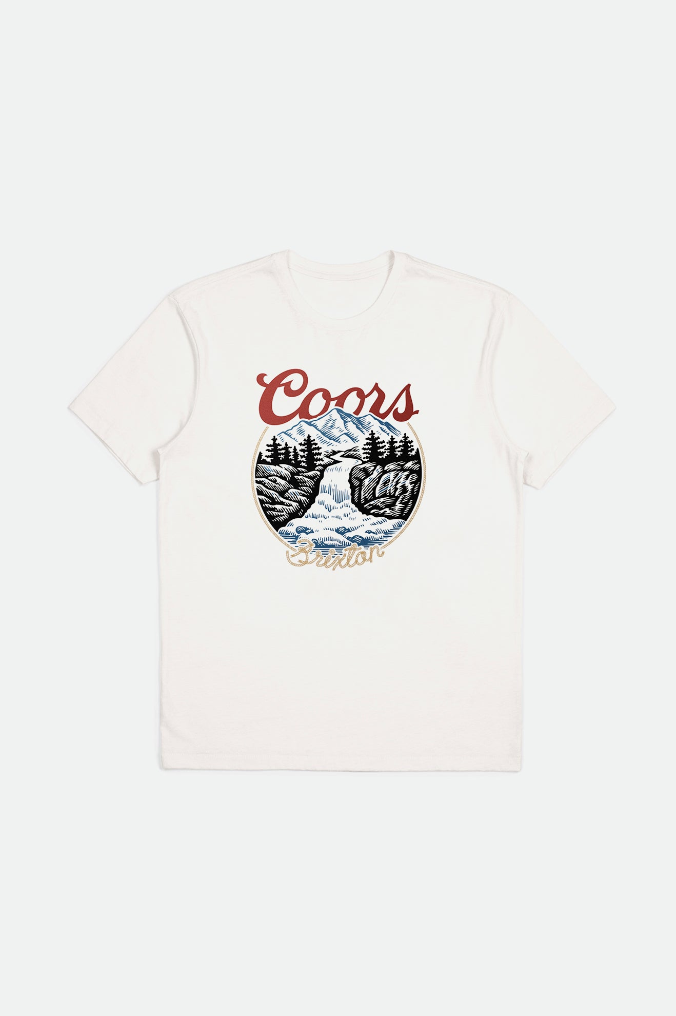 Brixton Coors Rocky S/S Tailored Men's Tops White | 981UTHXGR