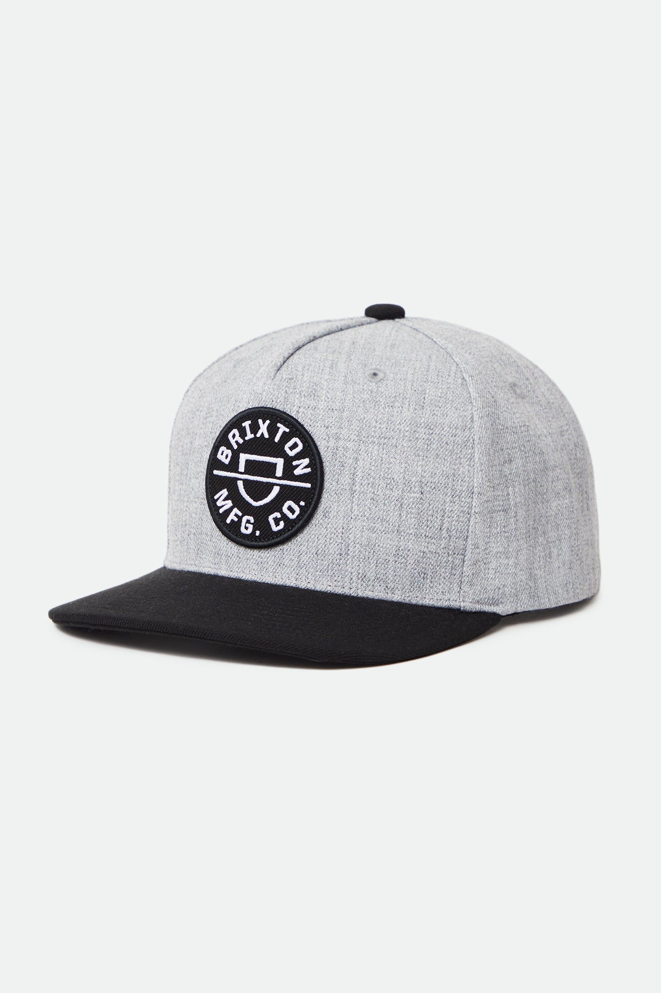 Brixton Crest C NetPlus MP Men's Caps Grey / Black | 064GVUISW