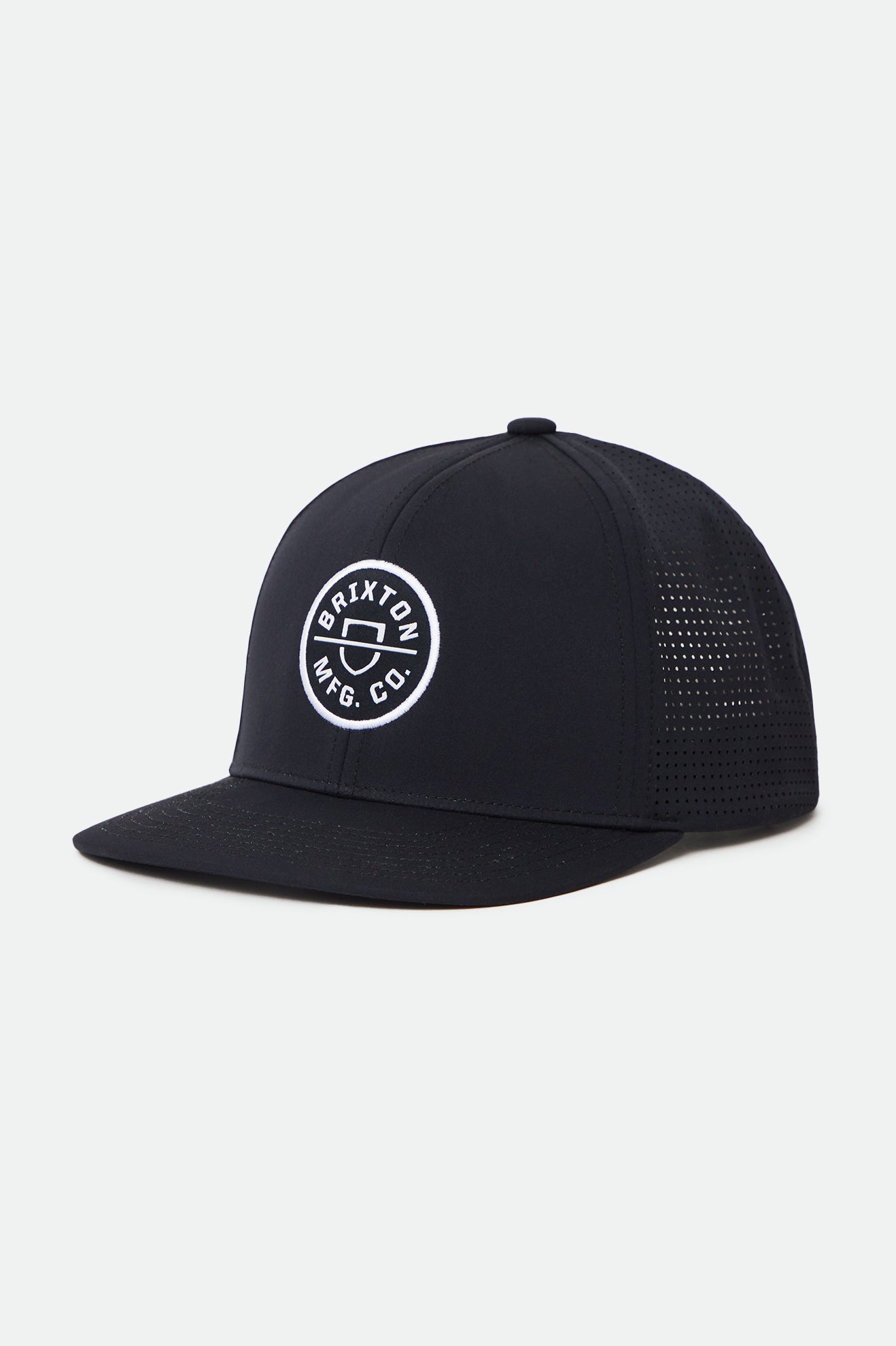 Brixton Crest Netplus MP Men's Caps Black | 195IHSZEV