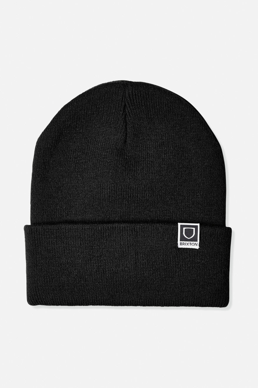 Brixton Harbor Beta Watch Cap Men's Beanie Black | 890ZYOHEF