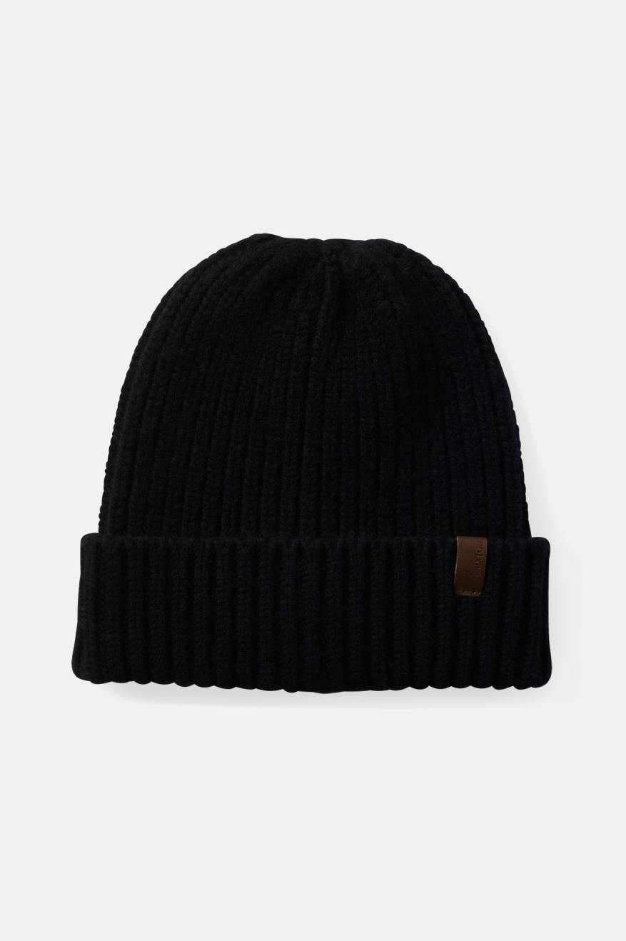 Brixton Heist Reserve Cashmere Men's Beanie Black | 908STXUDH