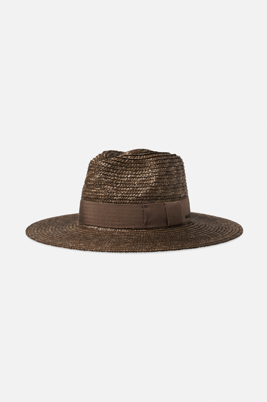 Brixton Joanna Women's Straw Hats Brown | 712XQBDPG