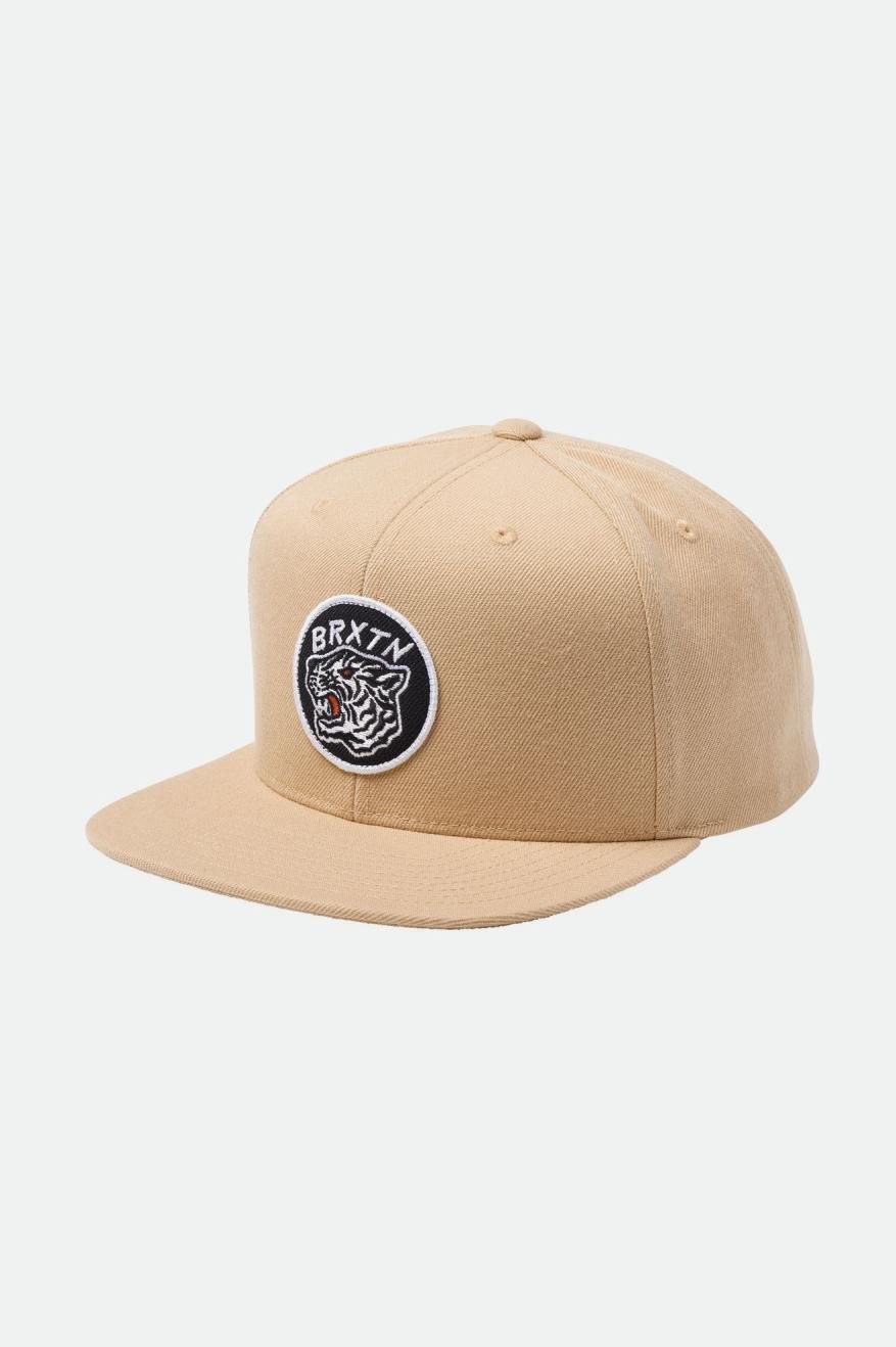 Brixton Kit MP Men's Caps Beige | 945AHSFNO