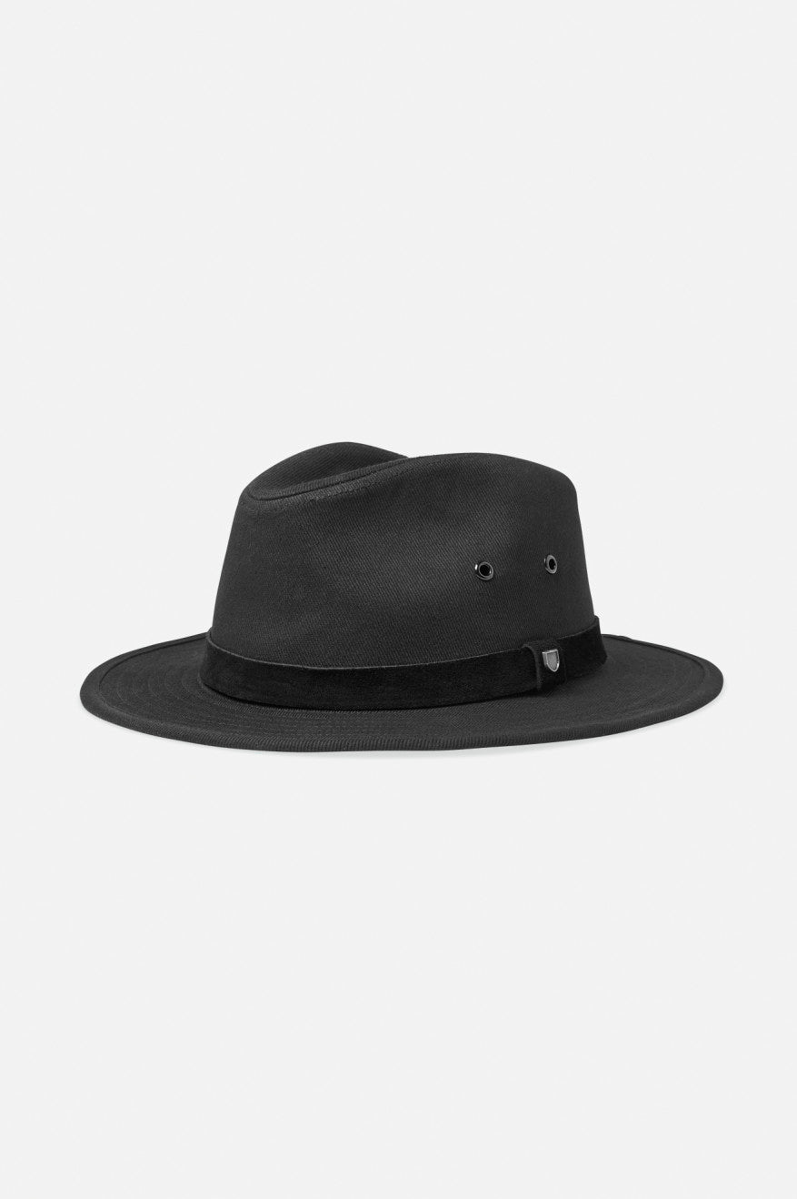 Brixton Messer Utility Adventure Fedora Women's Fedoras Black | 276ISVKZM