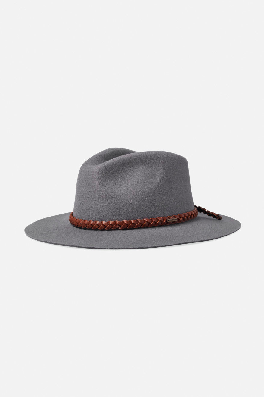 Brixton Messer Western Fedora Women's Fedoras Grey | 716TZBESL