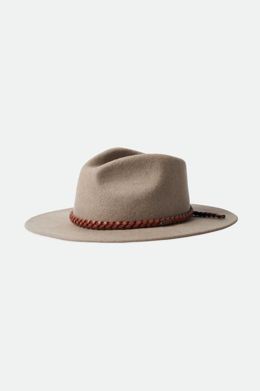 Brixton Messer Western Men's Fedoras Beige | 805GJWIFX