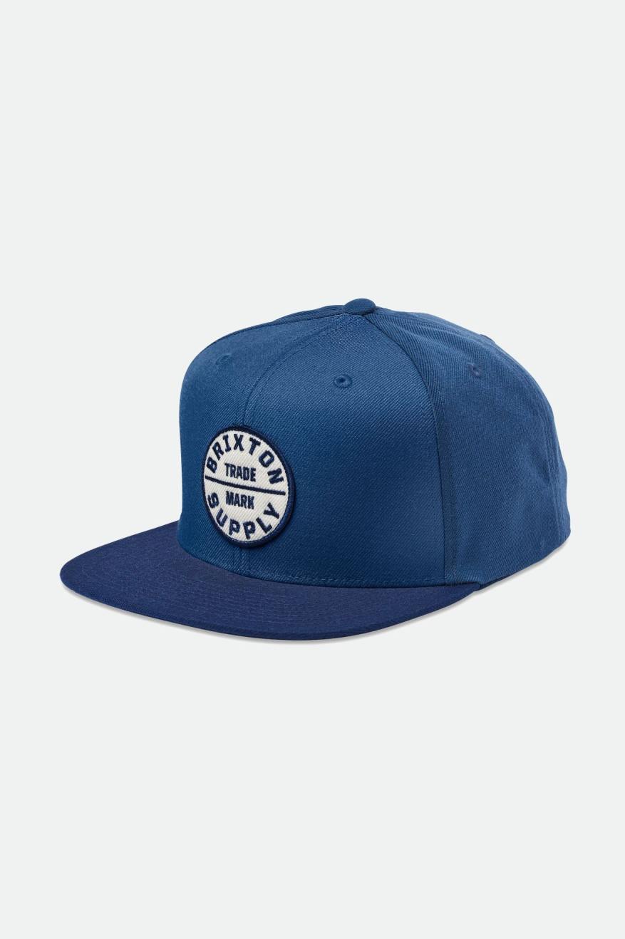 Brixton Oath III Men's Caps Navy / Turquoise | 541NPKEHJ