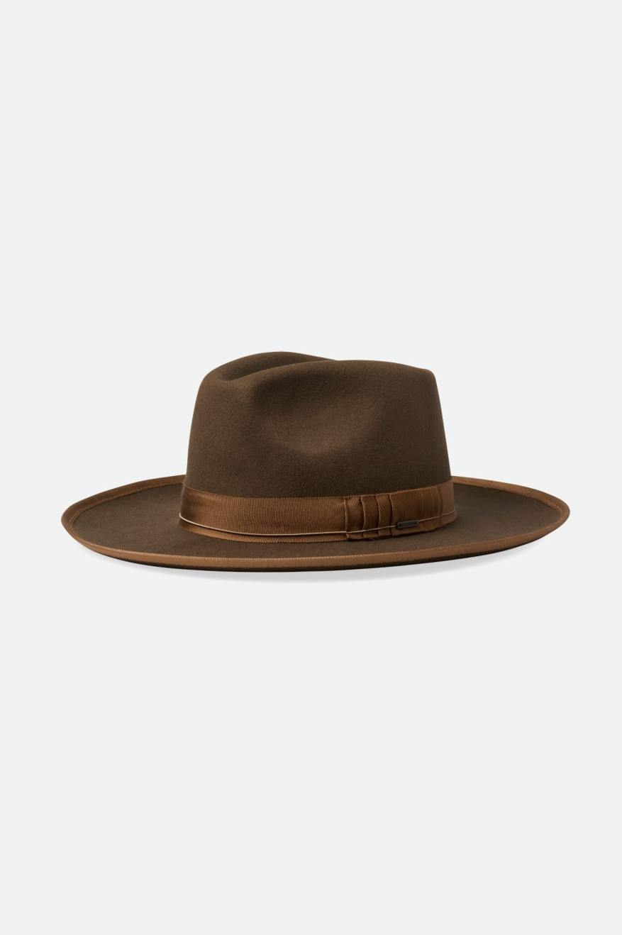 Brixton Reno Fedora Women's Fedoras Brown | 627FWKYBG