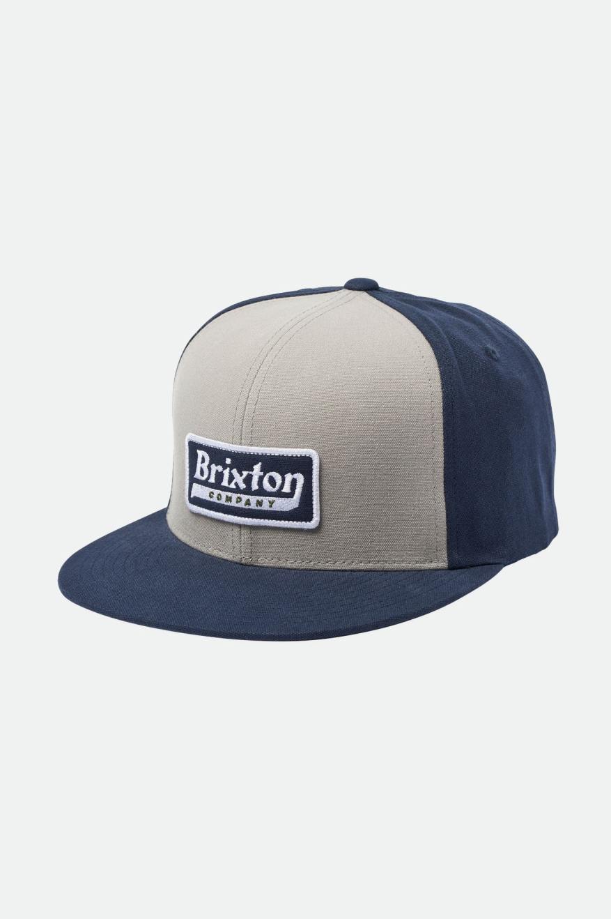 Brixton Steadfast HP Men's Caps Navy / Grey | 936ULXJNK