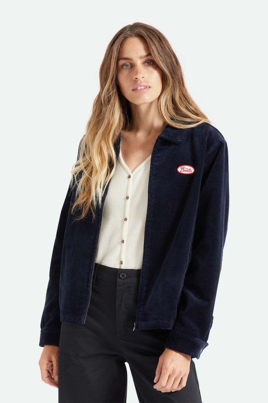 Brixton Utopia Women's Jackets Navy | 213LMREWJ