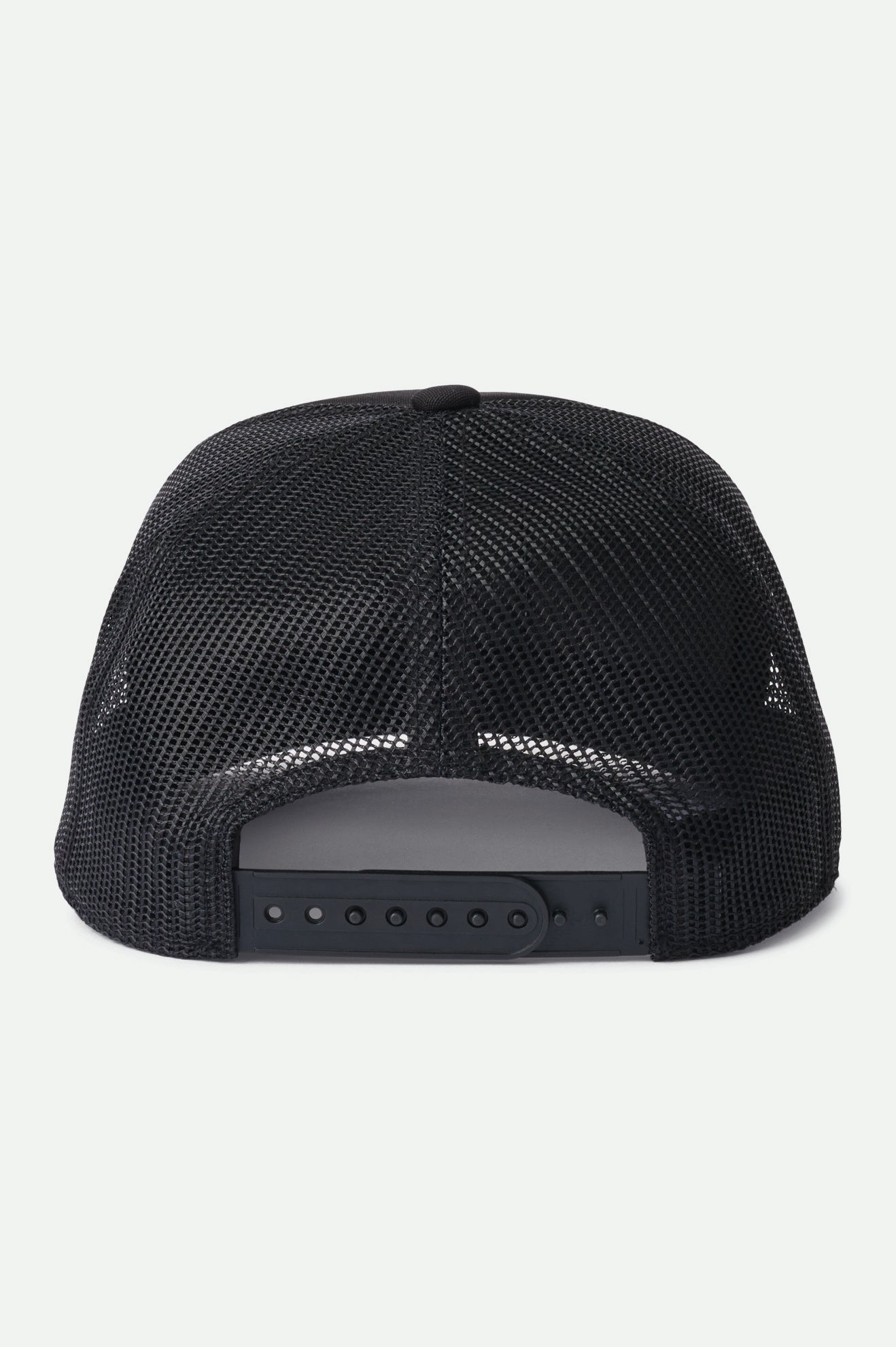 Brixton Alpha Block NetPlus MP Trucker Hat Men's Caps Black | 436LSNDAT