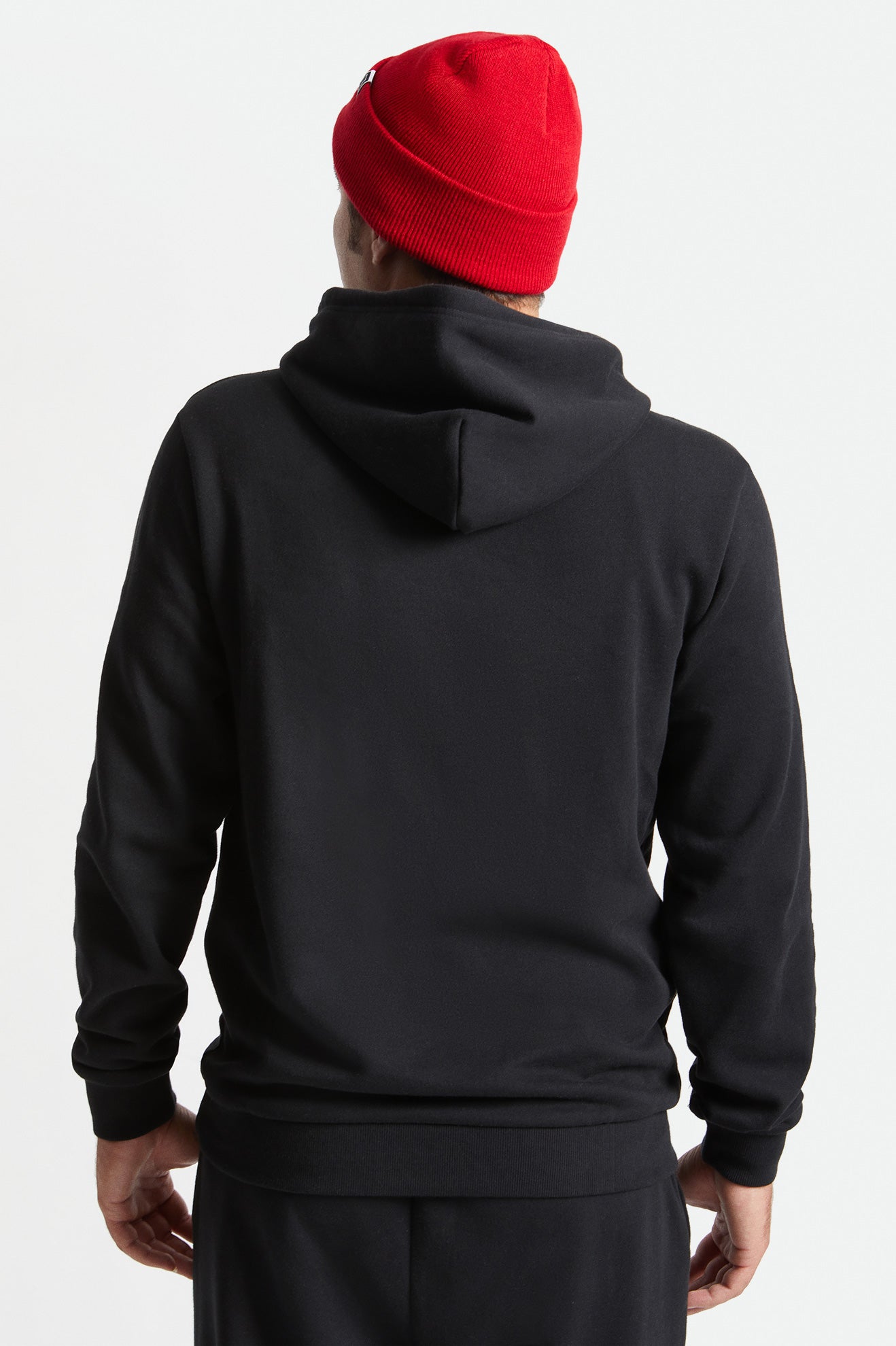 Brixton Alton Men's Hoodie Black | 936HQASTK