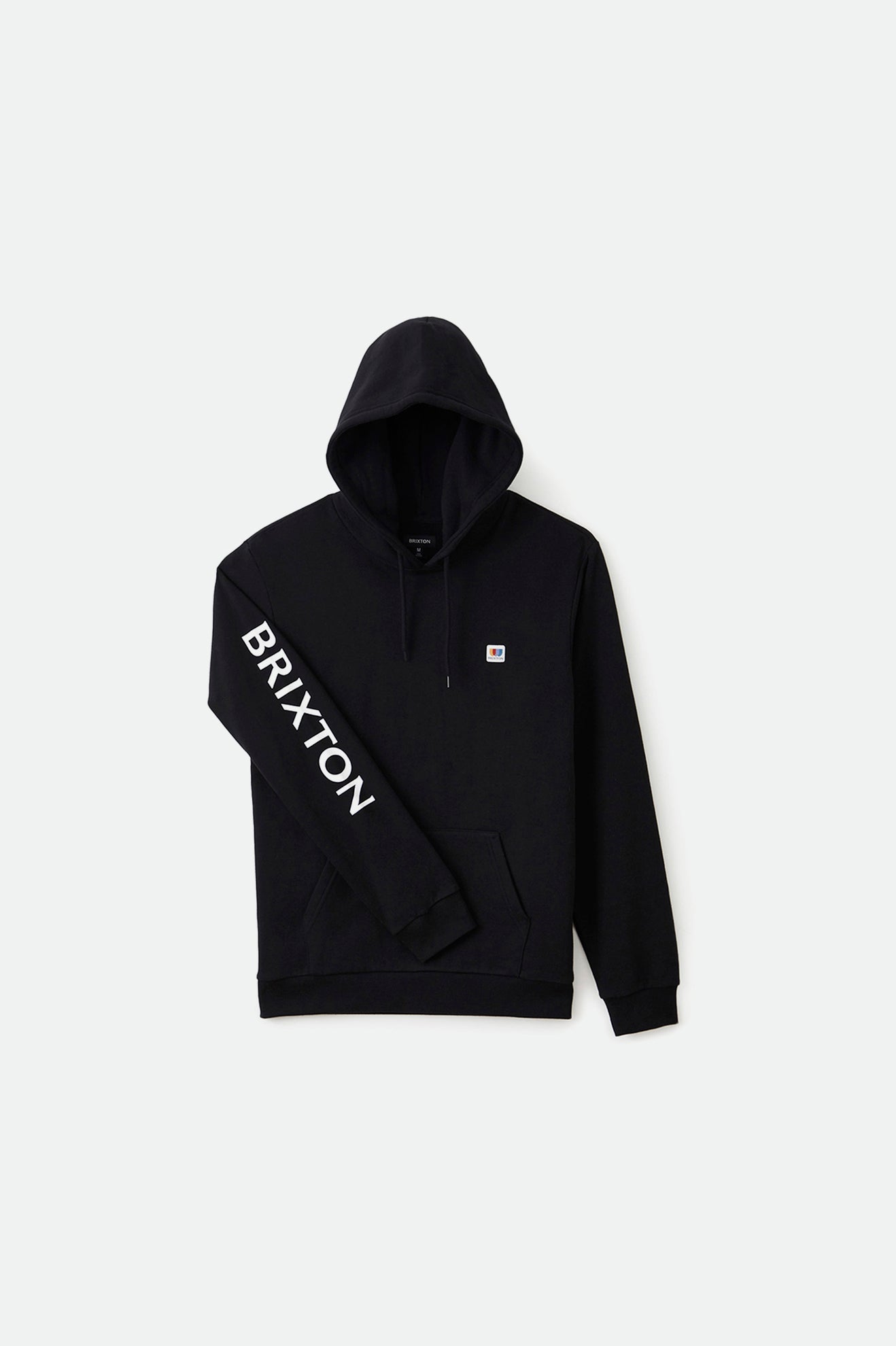 Brixton Alton Men's Hoodie Black | 936HQASTK