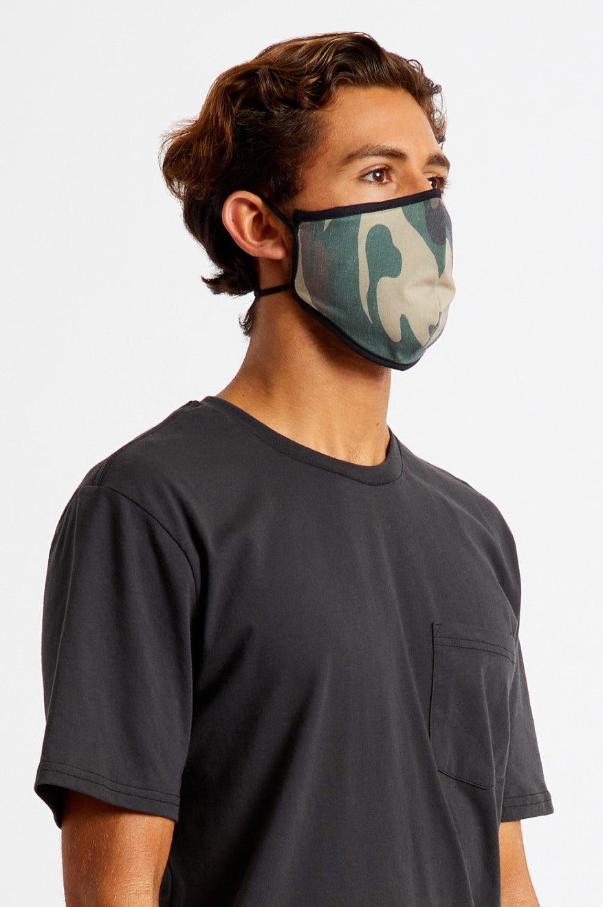 Brixton Antimicrobial 4-Way Stretch Unisex Face Masks Camo | 907EQFHSK