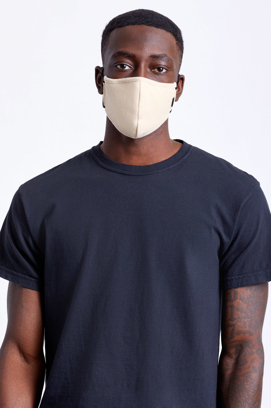 Brixton Arctic Fleece Unisex Face Masks Beige | 750JXFDCV