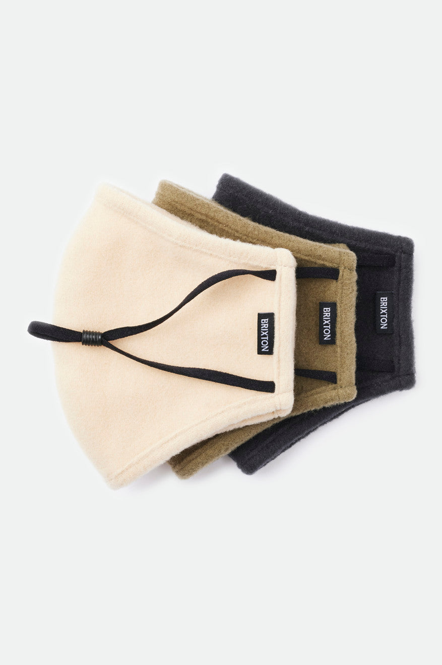 Brixton Arctic Fleece Unisex Face Masks Beige | 750JXFDCV