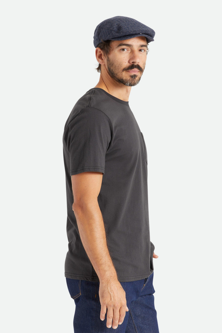 Brixton Basic S/S Pocket Men's Tops Black | 234EKAUXC