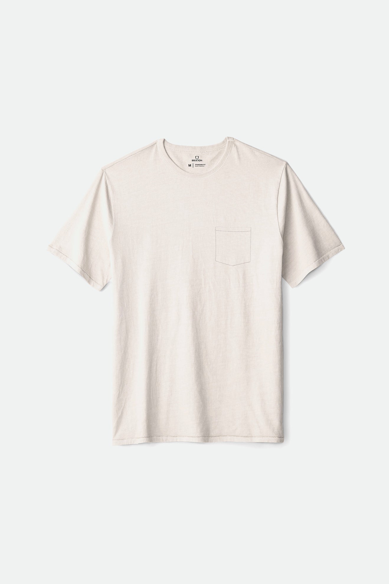 Brixton Basic S/S Pocket Men's Tops White | 486OTNCDZ