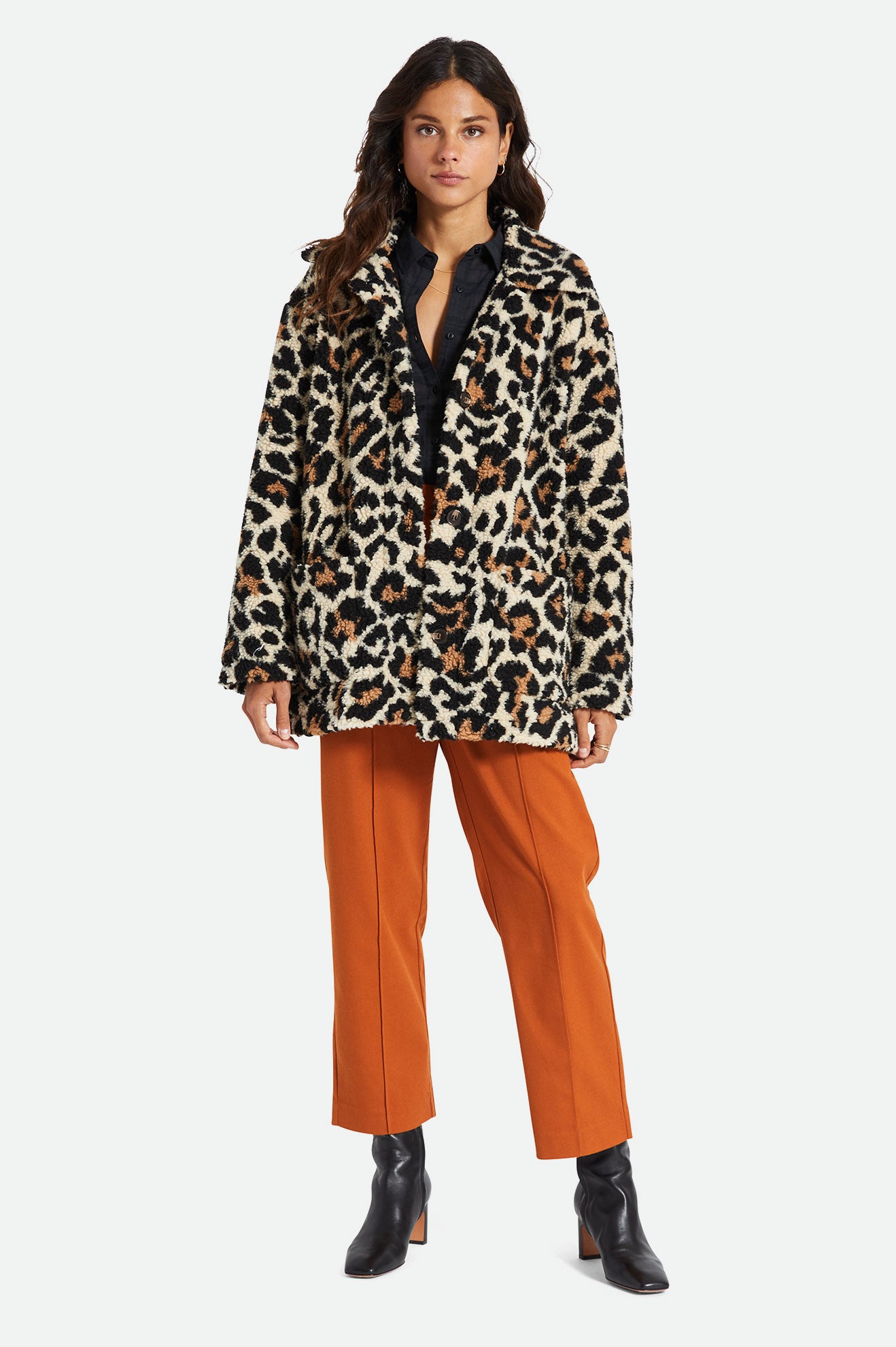 Brixton Bern Women's Jackets Leopard | 715FSVLJW