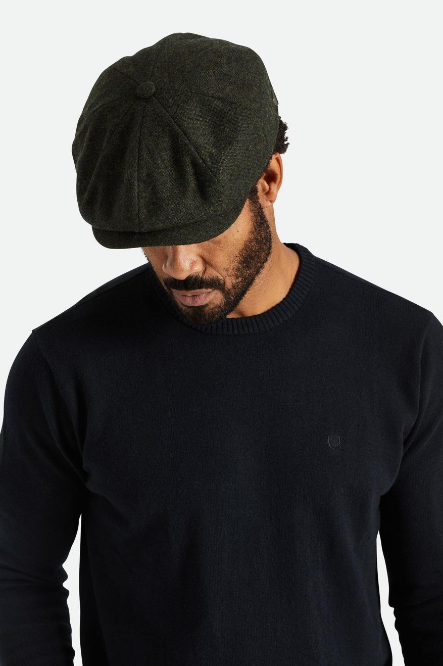 Brixton Brood Baggy Snap Men's Hats Green | 315ZVYMFI