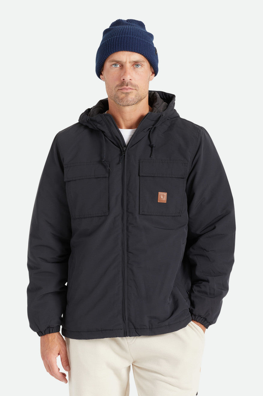 Brixton Buck Men\'s Jackets Black | 653LJKEDS