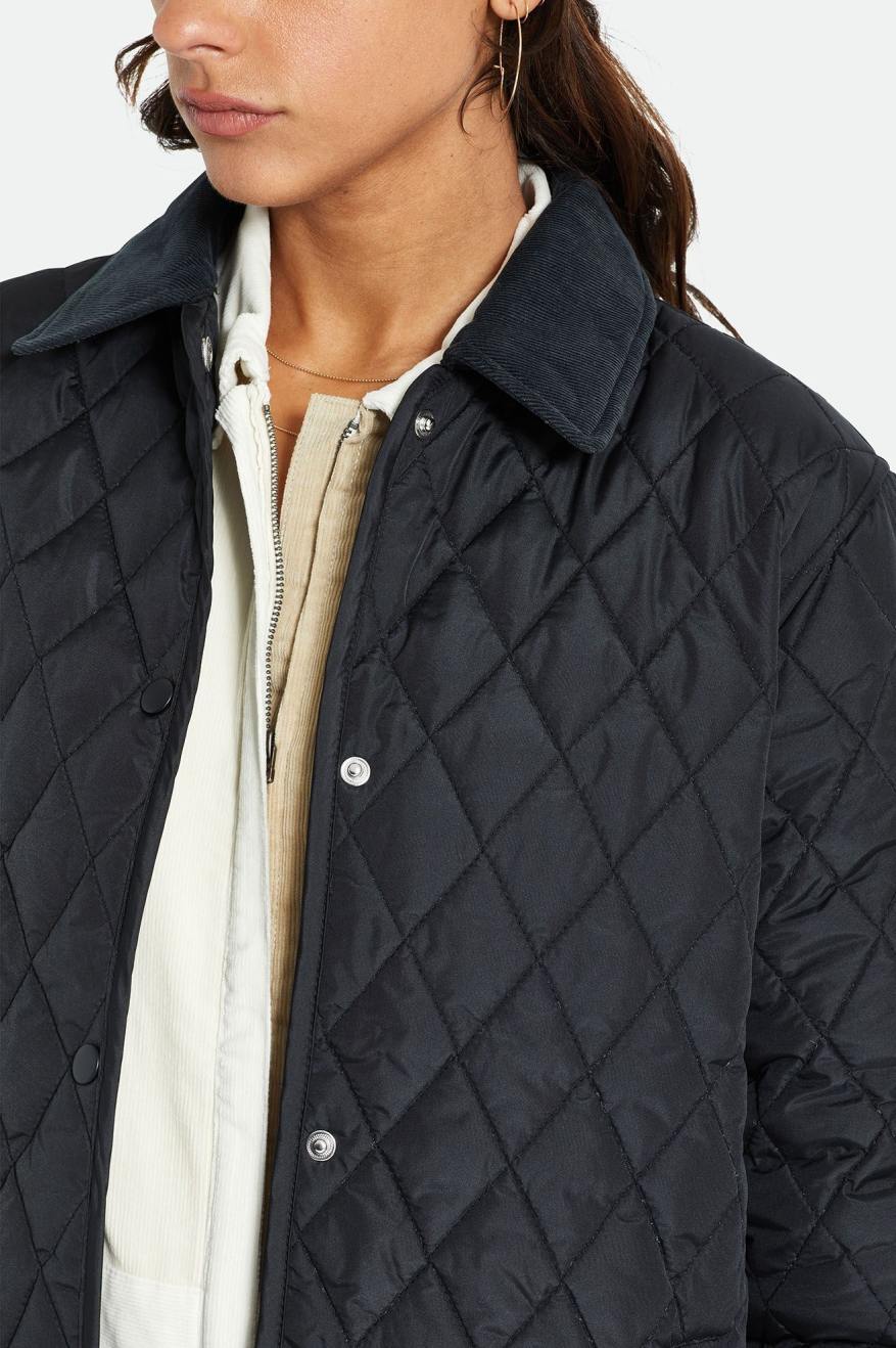 Brixton Cass Women Women's Jackets Black | 453RUZSJB