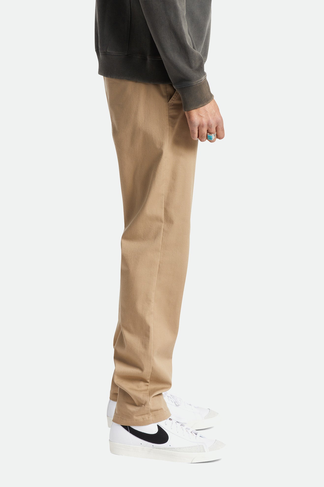 Brixton Choice Chino Men's Pants Khaki | 195KJPONB