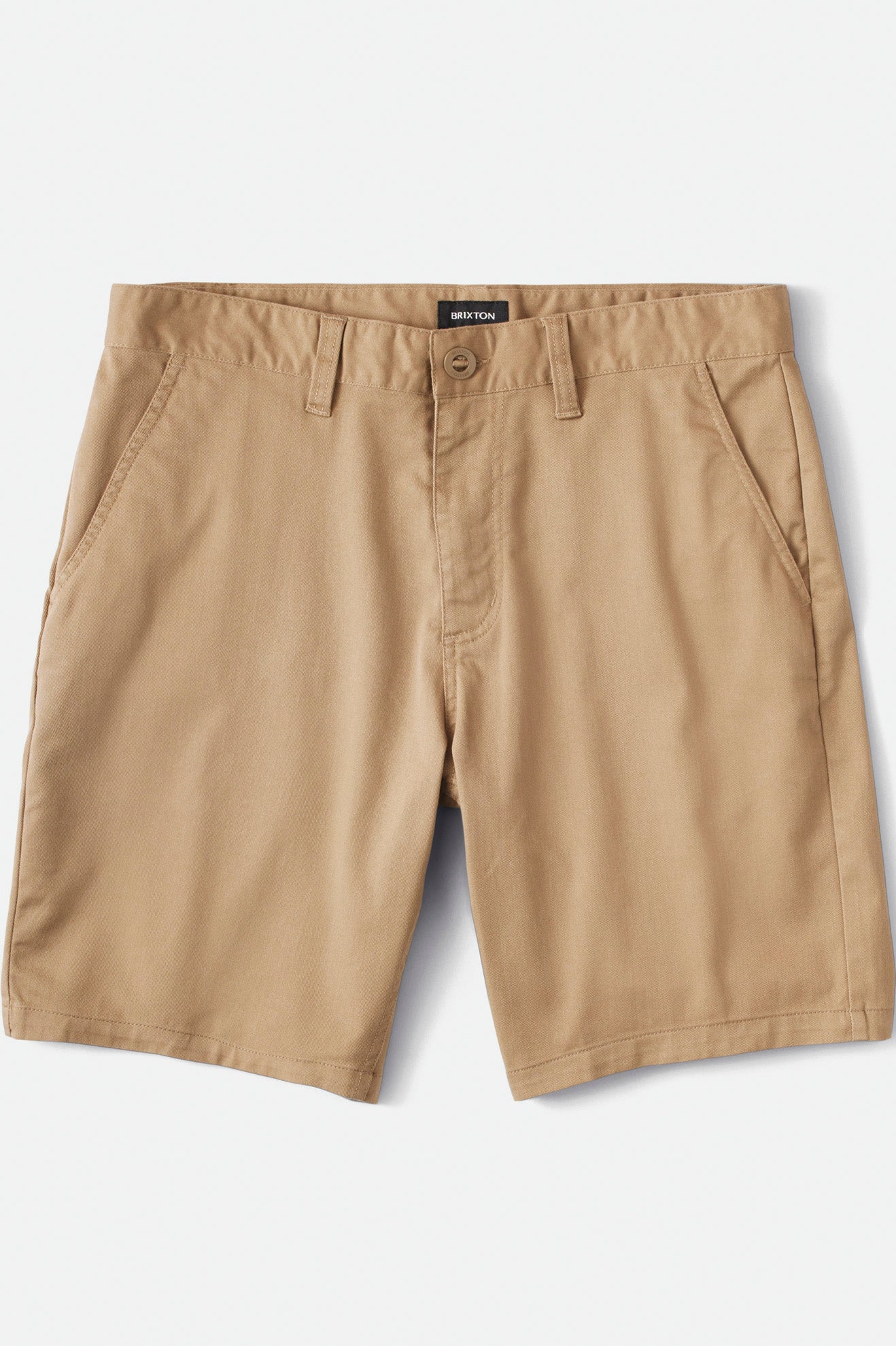 Brixton Choice Chino Men's Shorts Khaki | 476TNSBGF