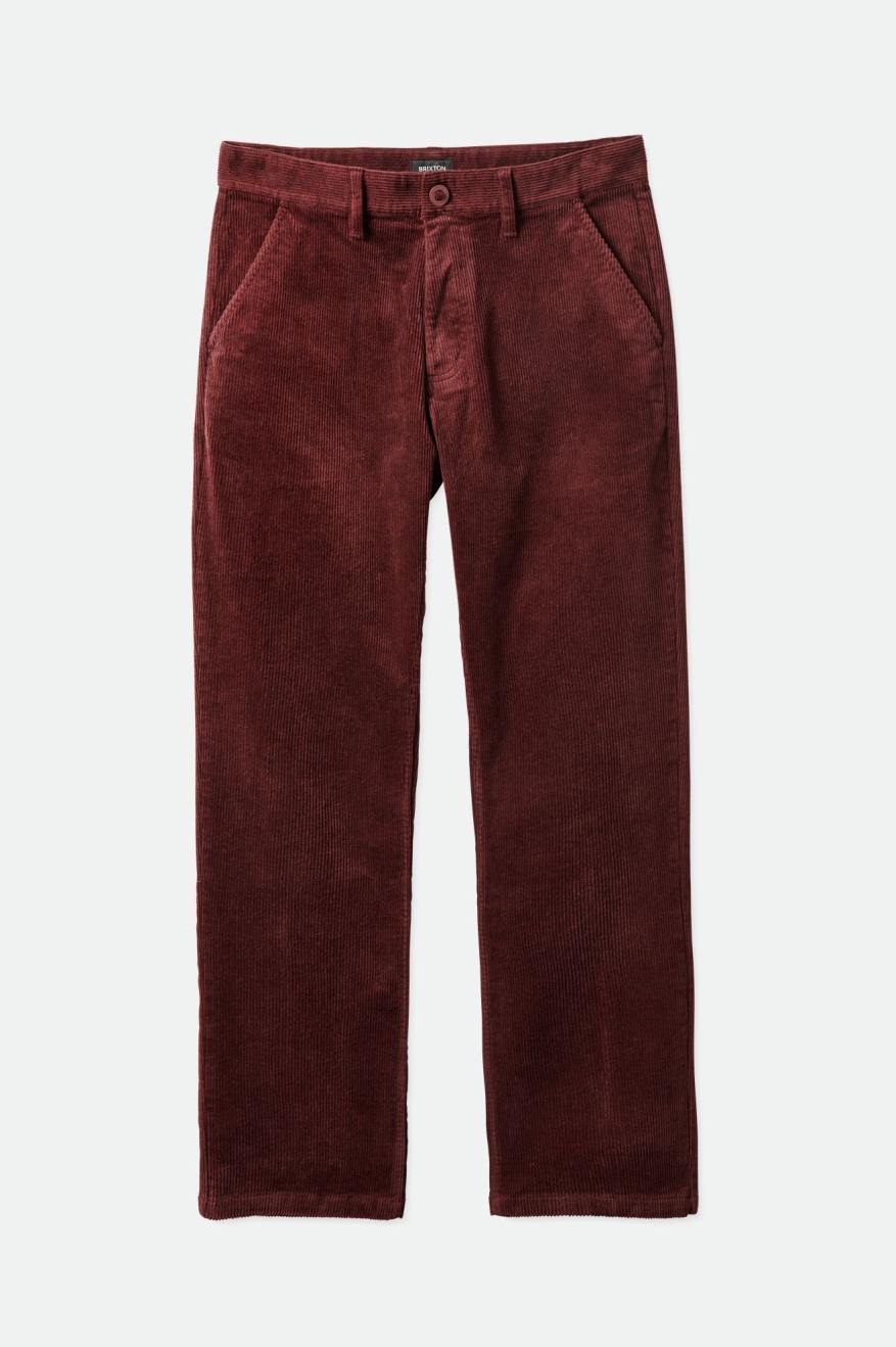 Brixton Choice Chino Regular Men's Pants Red | 106JZRLFS