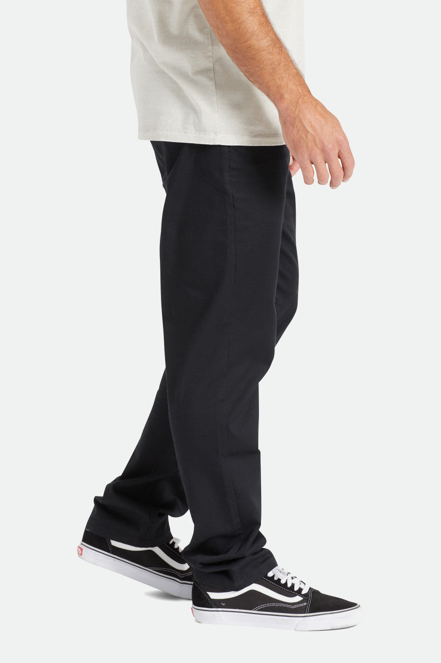 Brixton Choice Chino Regular Men's Pants Black | 450VGTWCU