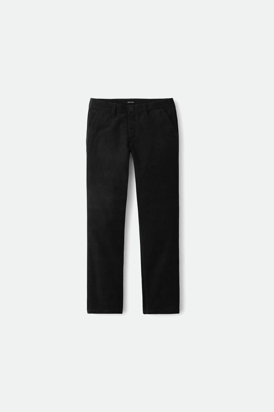 Brixton Choice Chino Regular Men's Pants Black | 450VGTWCU