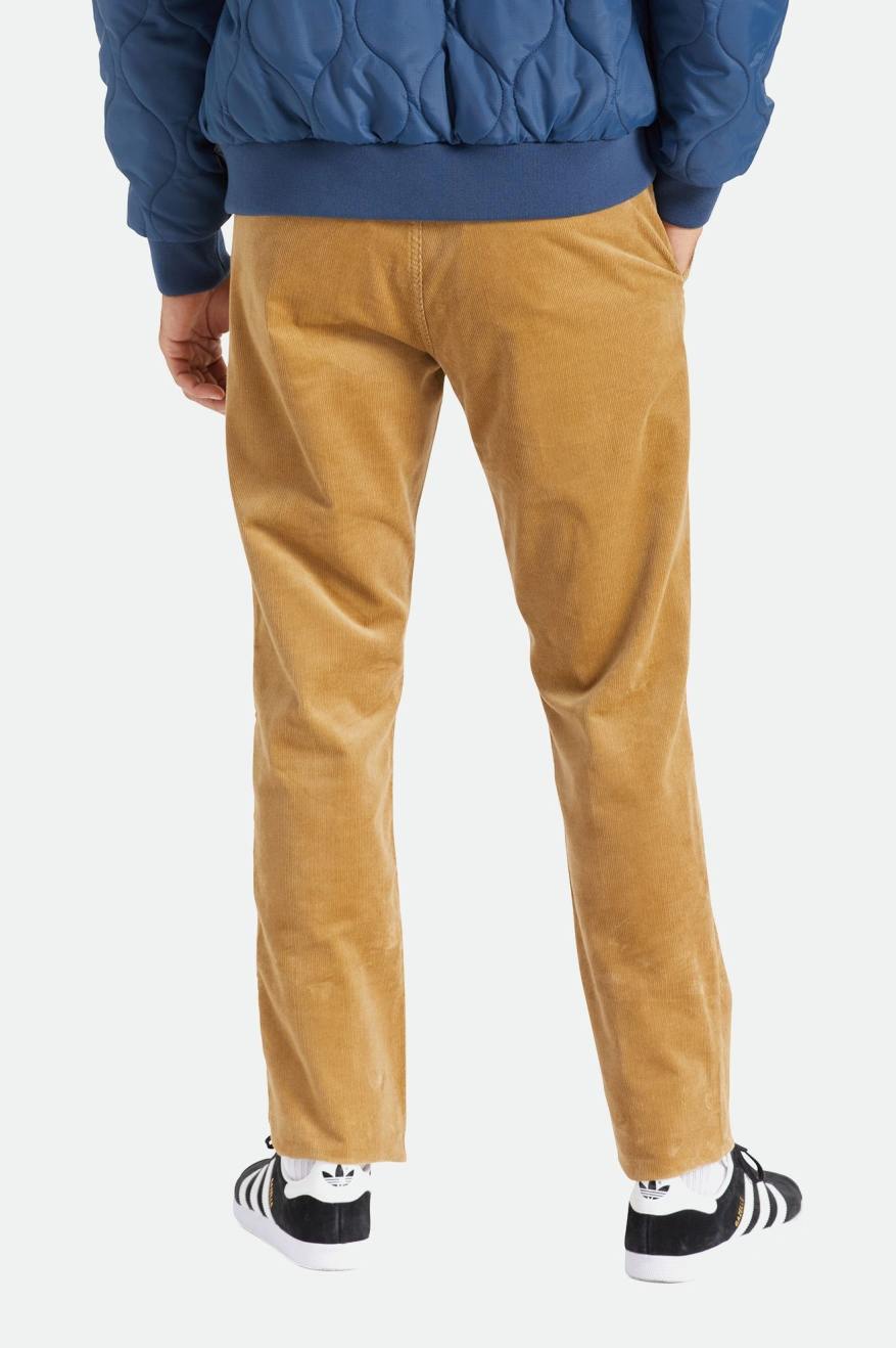 Brixton Choice Chino Regular Men's Pants Khaki | 621PKFTZQ