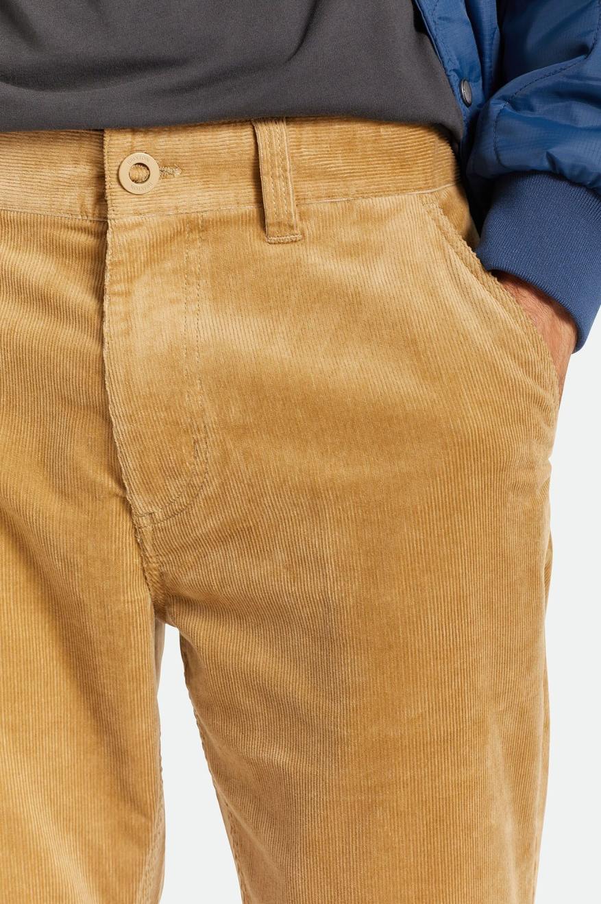 Brixton Choice Chino Regular Men's Pants Khaki | 621PKFTZQ