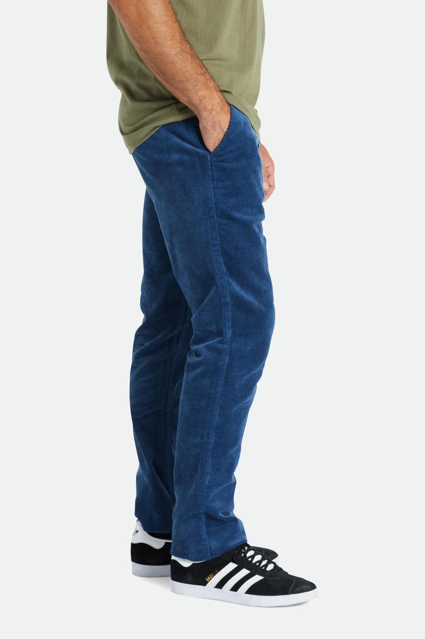 Brixton Choice Chino Regular Men's Pants Blue | 789ZFSPME