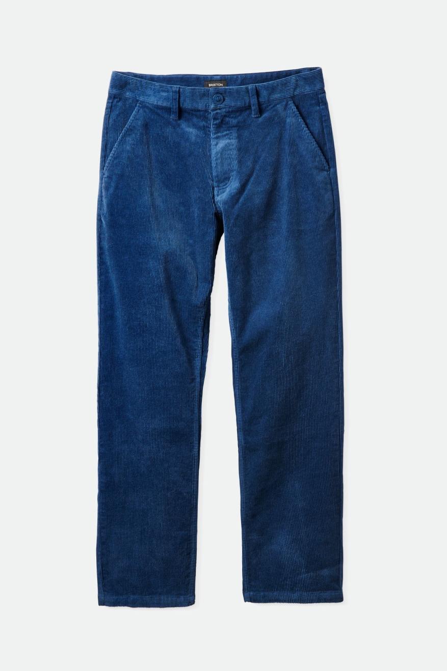 Brixton Choice Chino Regular Men's Pants Blue | 789ZFSPME