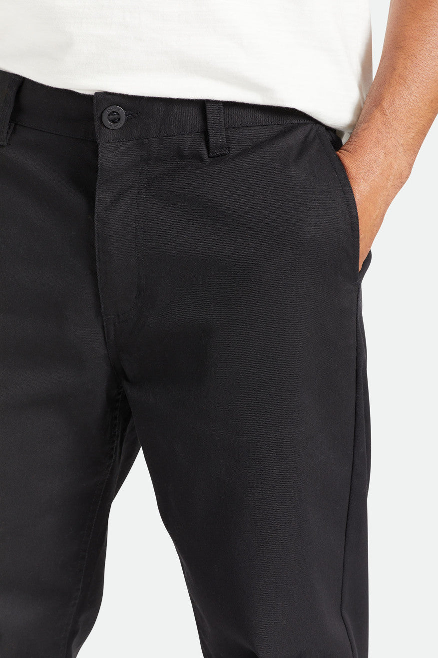 Brixton Choice Chino Relaxed Men's Pants Black | 281UDGIXT