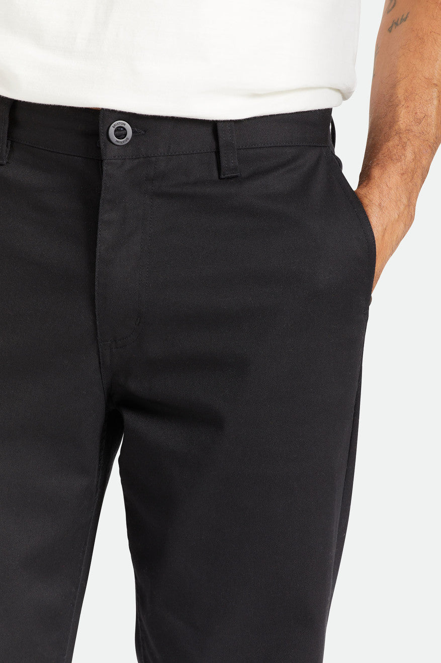 Brixton Choice Chino Relaxed Men's Pants Black | 281UDGIXT