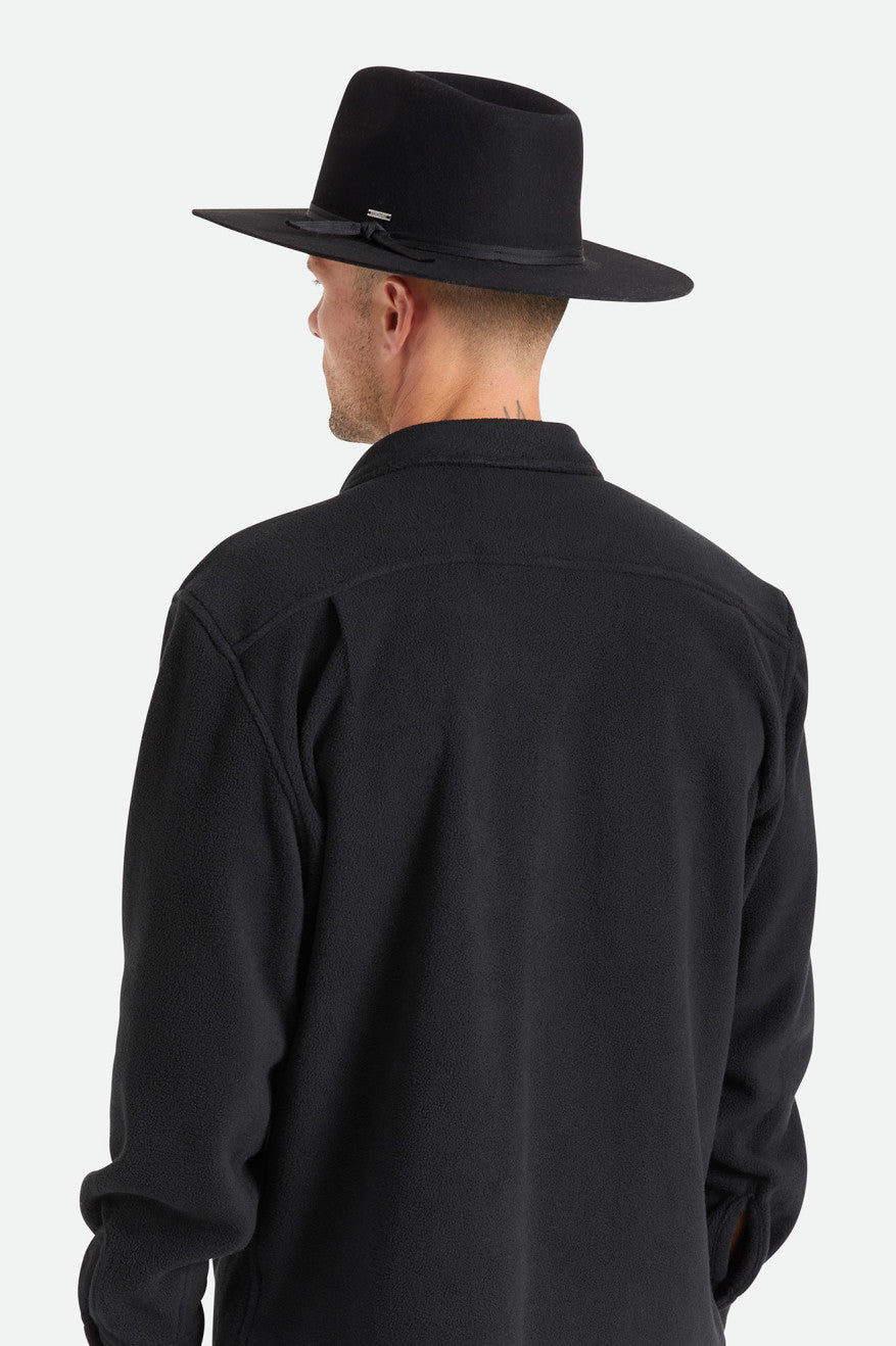 Brixton Cohen Cowboy Hat Women's Hats Black | 974XHYZEM