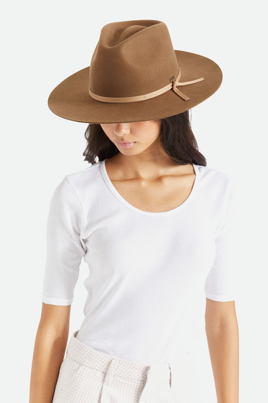 Brixton Cohen Cowboy Men's Hats Beige | 518ZSCVNQ