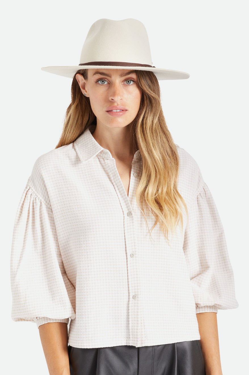 Brixton Cohen Cowboy Men's Hats White | 571NIDVUT