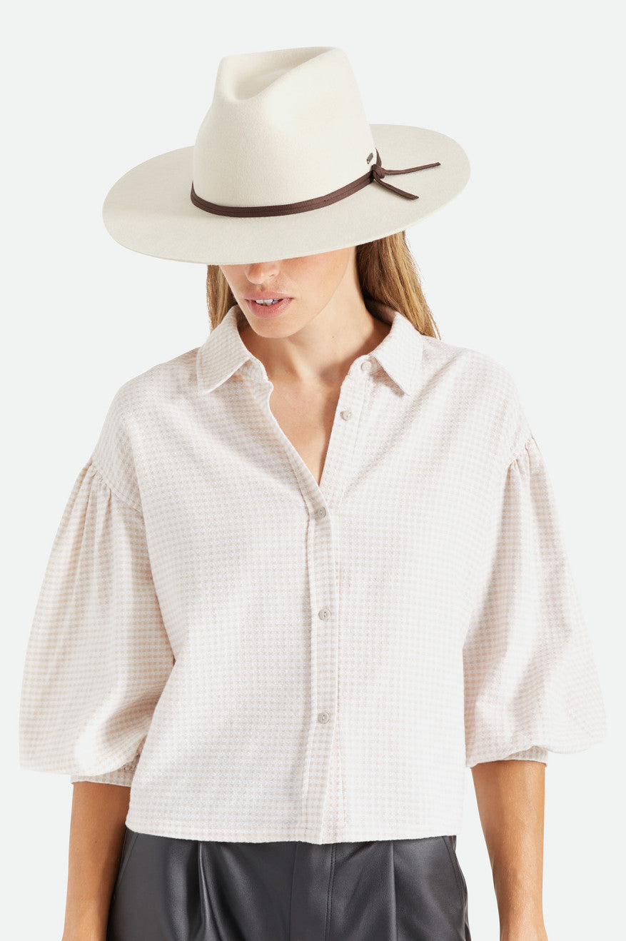 Brixton Cohen Cowboy Men's Hats White | 571NIDVUT