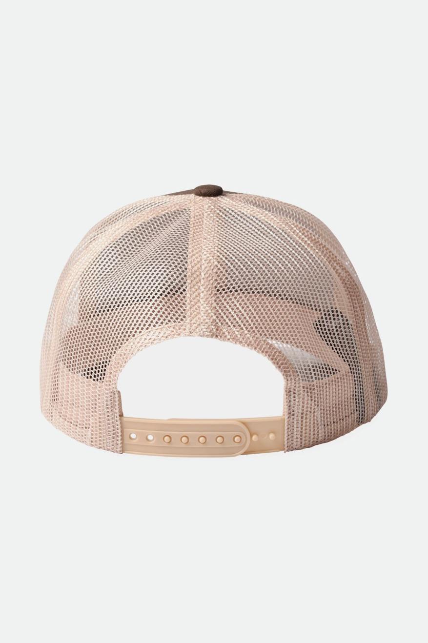 Brixton Crest NetPlus MP Mesh Cap Men's Caps Brown | 245JEIFCN