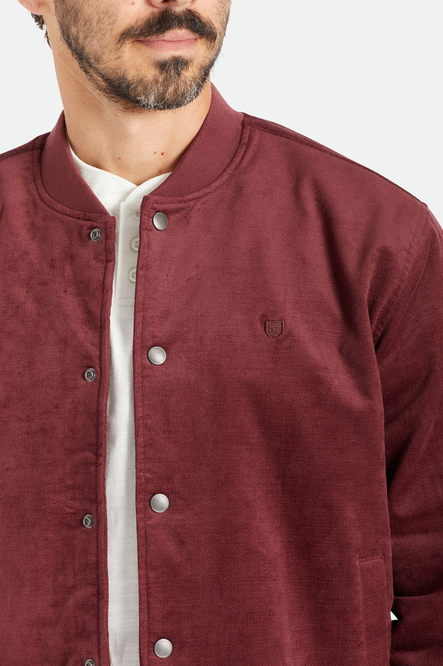 Brixton Dillinger Bomber Men's Jackets Red | 306FICTEZ