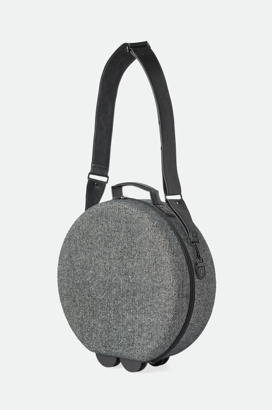 Brixton Done Proper Fedora Travel Case Unisex Accessories Grey / Black | 724RWCJVD