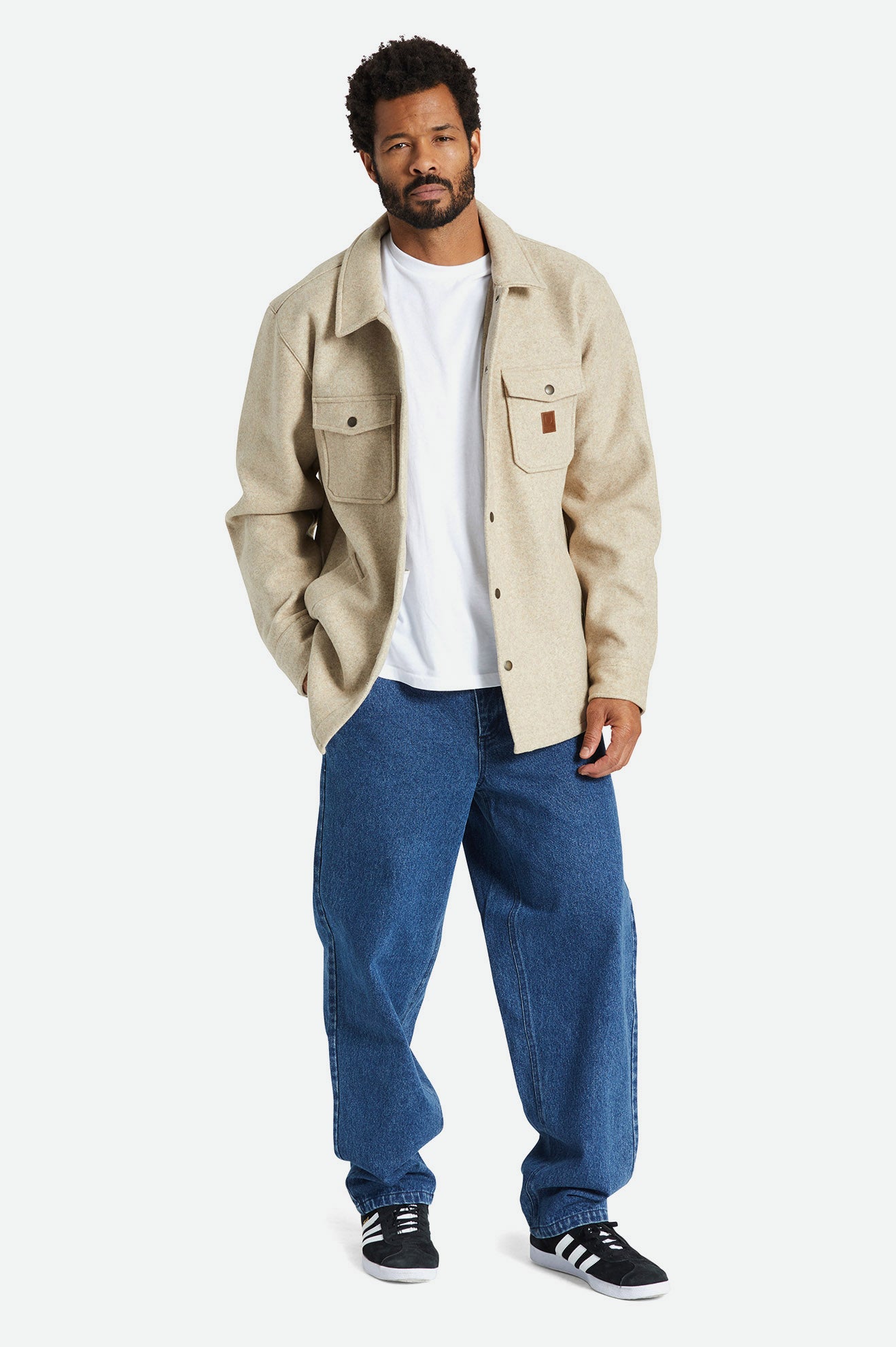 Brixton Durham Reserve Men's Jackets Beige | 541LGOZUR