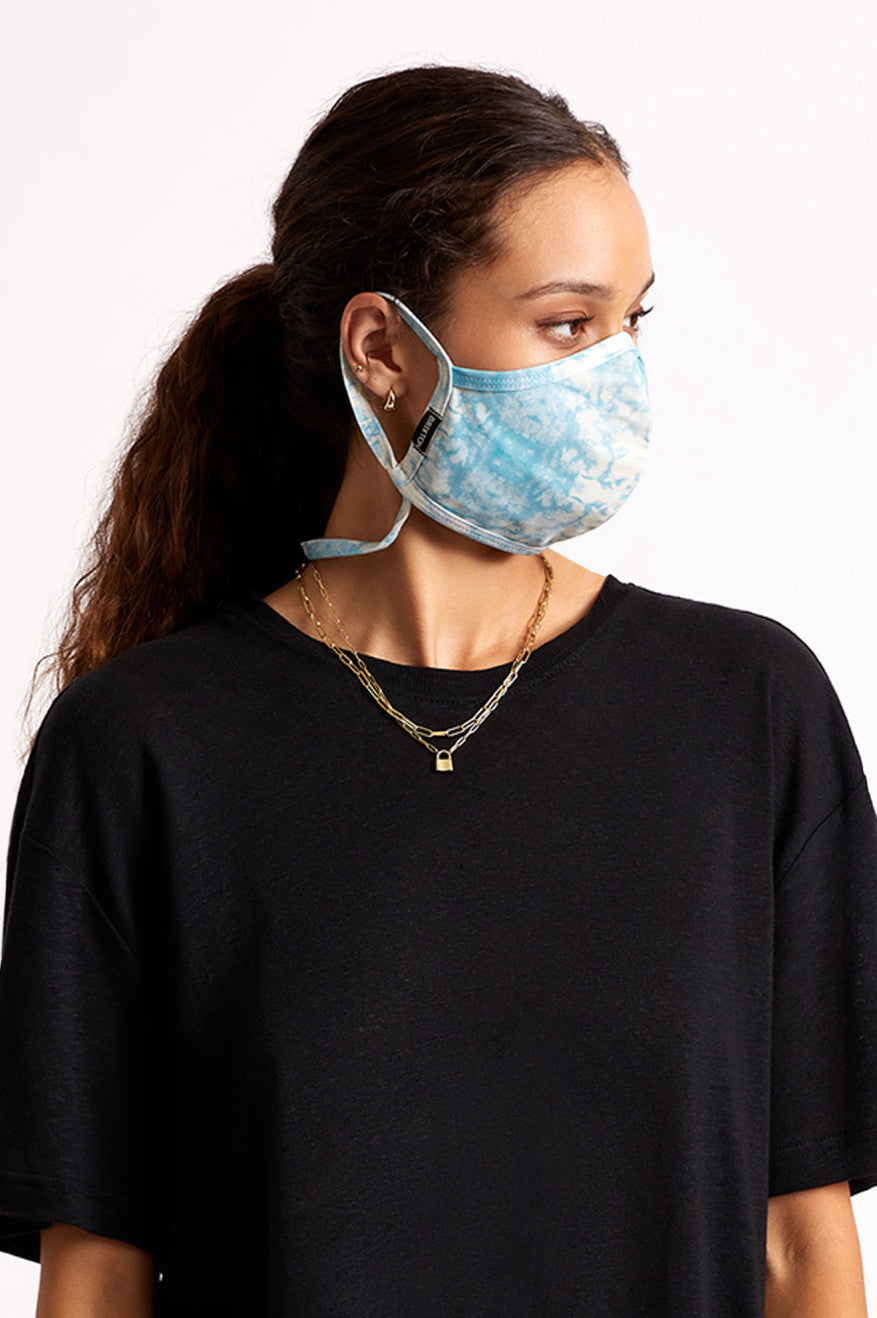 Brixton Everything Unisex Face Masks Blue Orange Wash | 467HMOYBQ